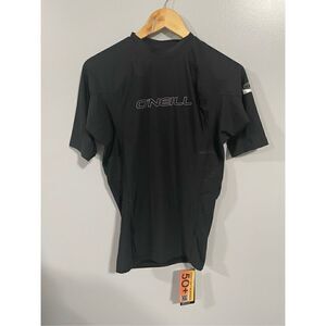 Brand New O’Neill Men’s Medium Short Sleeve Rash Guard SPF 50+ Swim Top Shirt